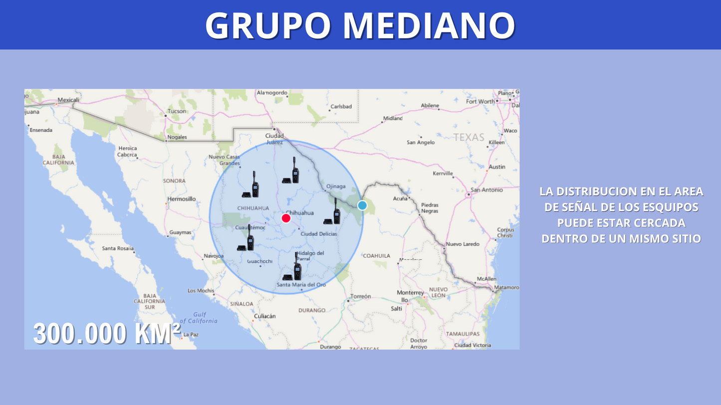 Iridium Grupo PTT Mediano Radio Satelital Anual