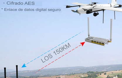 Enlace de datos 150km