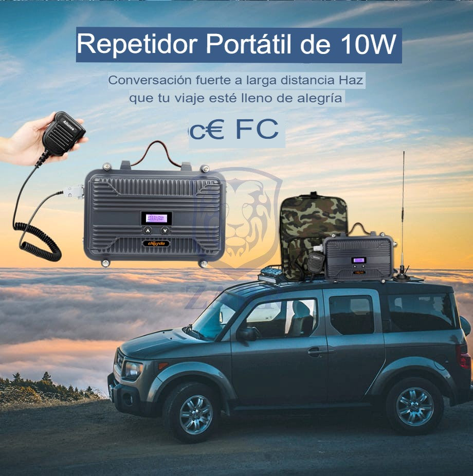 Repetidora Chierda V9 Radiocomunicación UHF o VHF Análoga