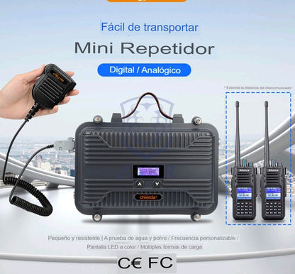 Repetidora Chierda V9 Radiocomunicación UHF o VHF Análoga