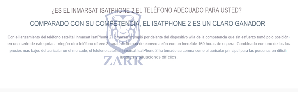 Inmarsat Isatphone 2